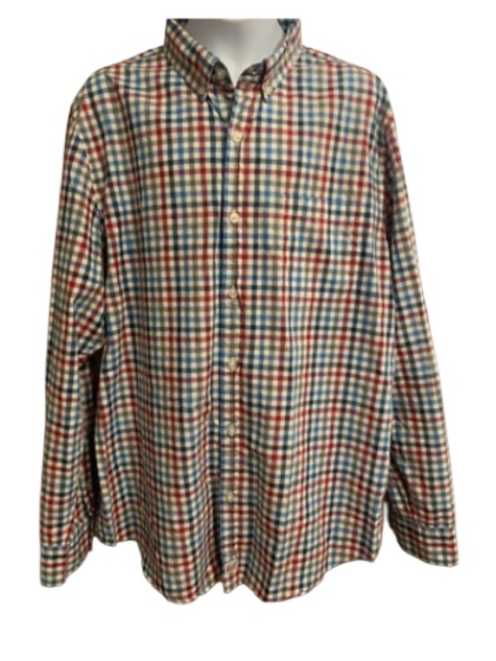 Vineyard Vines Multi-Color Plaid Button-Down Shirt Size M (12/14)